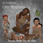 S3 Ambitions Cro-Magnon Female Outfit
