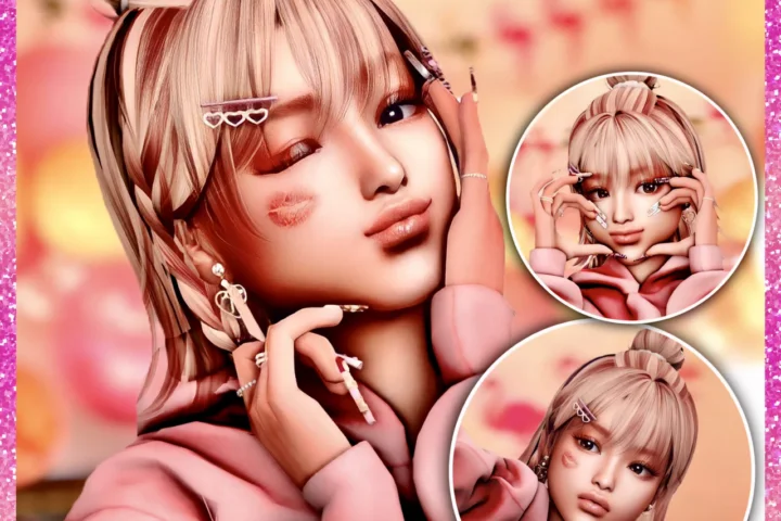 Acha Female poses #4 (in game & cas)