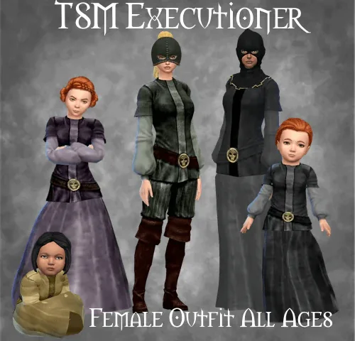 TSM Executioner Female Outfit for All Ages
