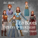 TSM Off Duty Knight Tied Boots - Female for All Ages