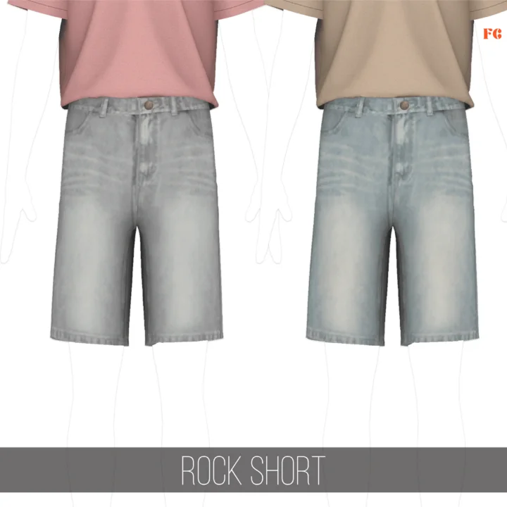 Fifthscreations - Rock Short Men Male Masculine