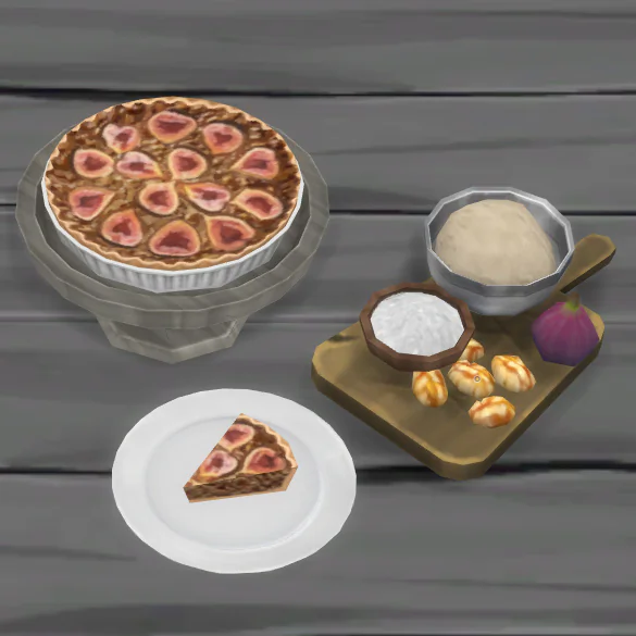 Fig and Walnut Tart Recipe