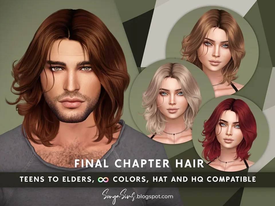 SONYASIMS - FINAL CHAPTER HAIR MALE
