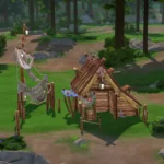 Settlers Forest Huts as Hood Deco