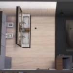 fancy bathroom
