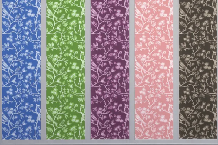 Floral Toile Panels