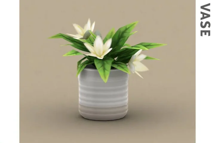 QICC - Lively Flowers in Vase