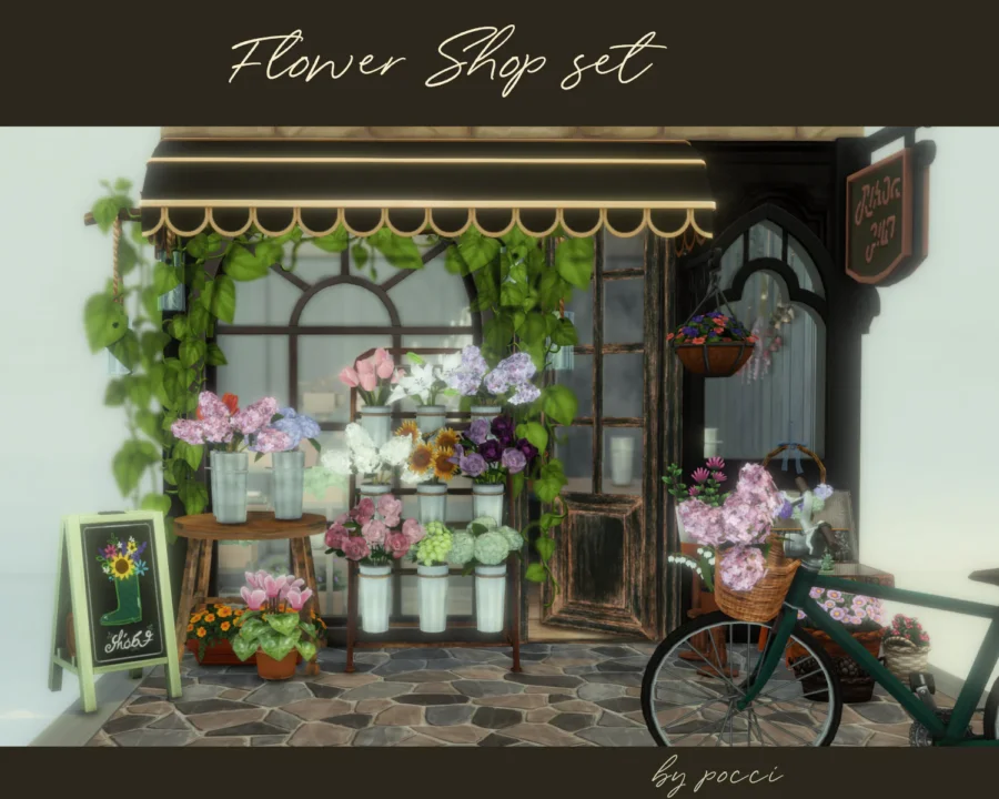 Flower shop set