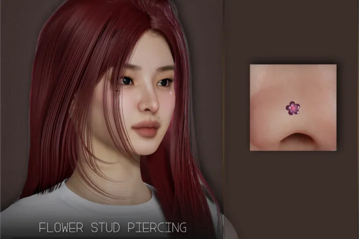 Flower Nose Stud