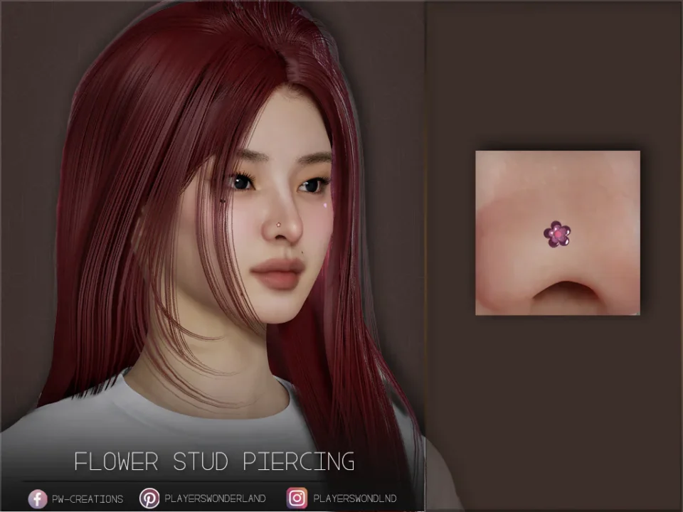 Flower Nose Stud