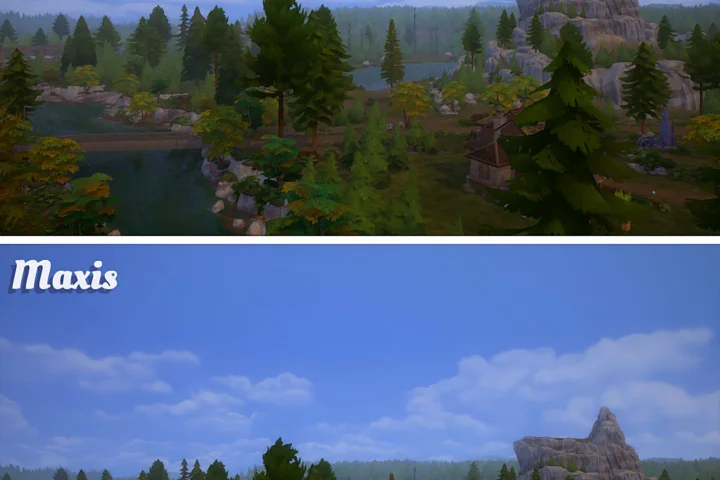 Fluffy clouds