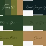 Coolors Custom Palette Wallpapers - Forest