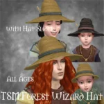 TSM Forest Wizard & Witch outfits & hats for all ages - Set
