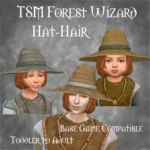 TSM Forest Wizard & Witch outfits & hats for all ages - Set