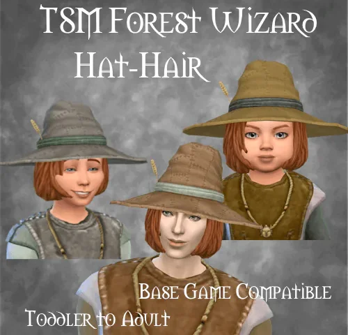 TSM Forest Wizard Hat-Hair