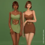 Fern & Fable Collection - Short Dress With Corset