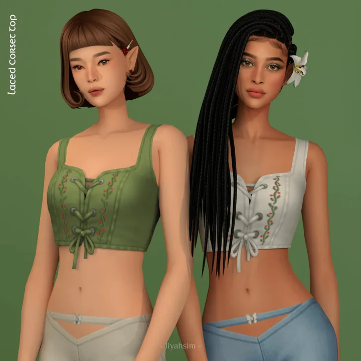Fern & Fable Collection - Laced Corset Top
