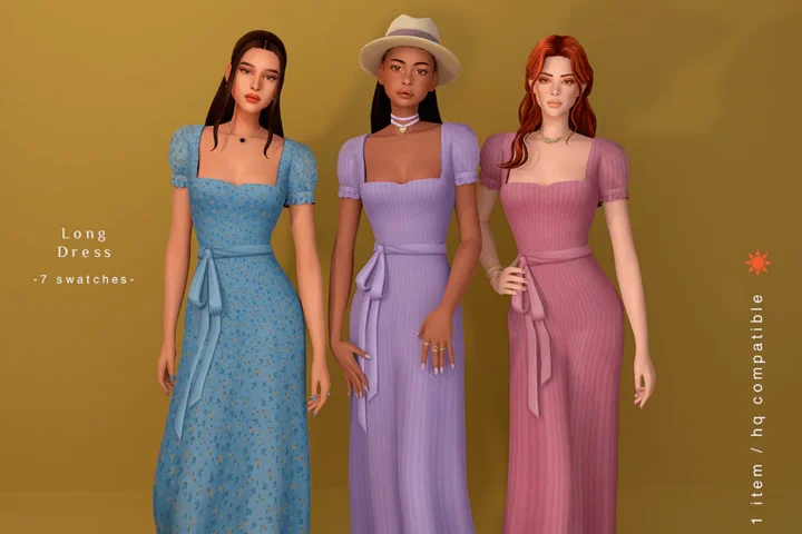 [Summer Trip Collection] - Long Dress