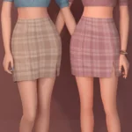 [Coquette Collection] - Plaid Skirt