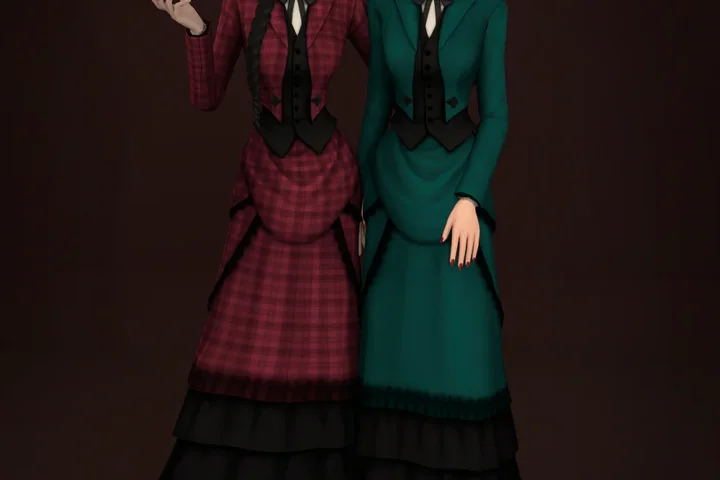 Victorian Walking Dress