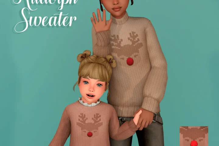 Rudolph Sweater for Kids