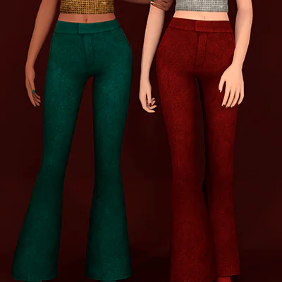 Champagne Collection - Velvet long Pant