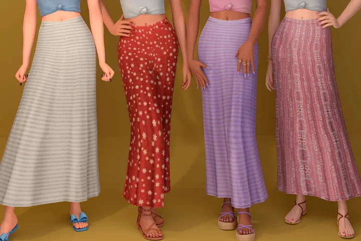 [Summer Trip Collection] - Long Skirt