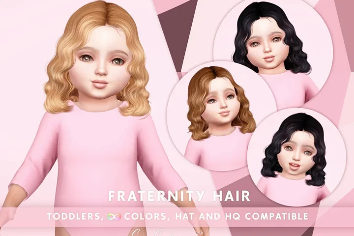 SONYASIMS - FRATERNITY HAIR TODDLERS