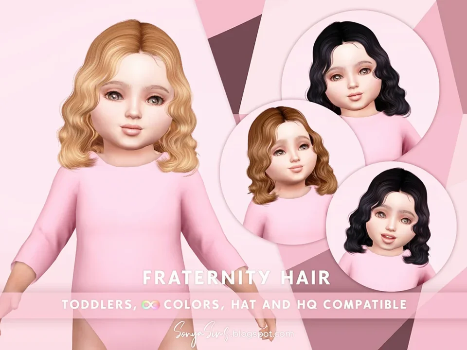 SONYASIMS - FRATERNITY HAIR TODDLERS