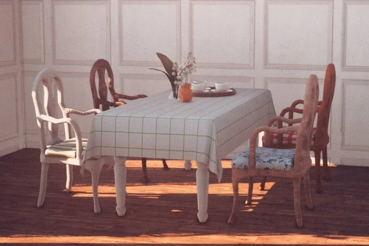 French country style dining