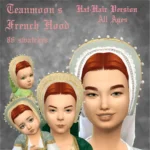 Teanmoon's French Hood for All Ages - Hat-Hair Version