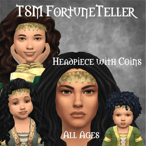 TSM Fortuneteller Headpiece with Coins