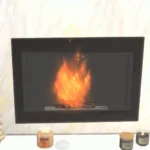 Mona electric fireplace
