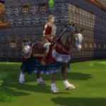 Fury - a knight's horse (instead of a bike)