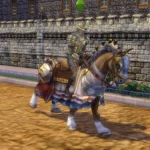 Fury - a knight's horse (instead of a bike)