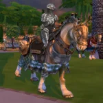 Fury - a knight's horse (instead of a bike)