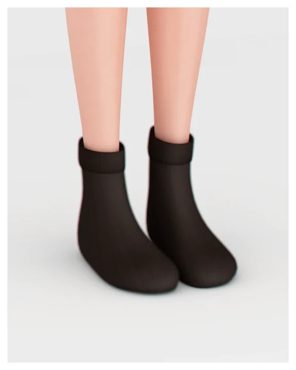Fuzzy Winter Knit Socks
