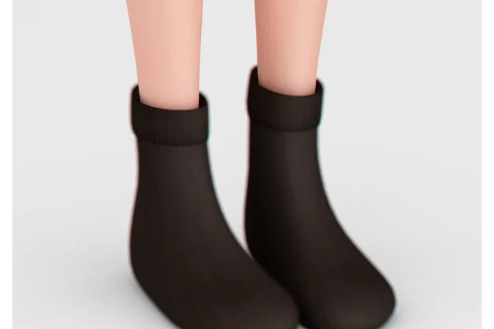 Fuzzy Winter Knit Socks