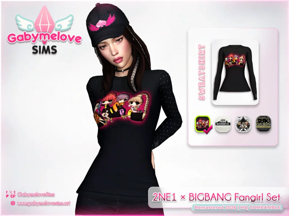Kpop Outfit Set – 2NE1 × BIGBANG K-Pop FanGirl Clothing (Remastered 2026)