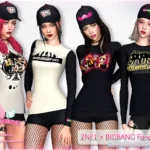 Kpop Outfit Set – 2NE1 × BIGBANG K-Pop FanGirl Clothing (Remastered 2026)