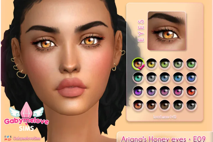 Ariana's Honey eyes • E09, contact lenses [HQ compatible]