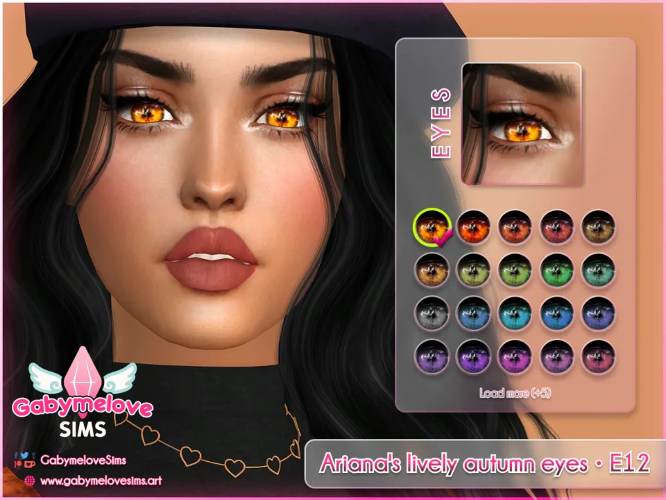 Ariana's lively autumn eyes • E12, contact lenses [HQ compatible]
