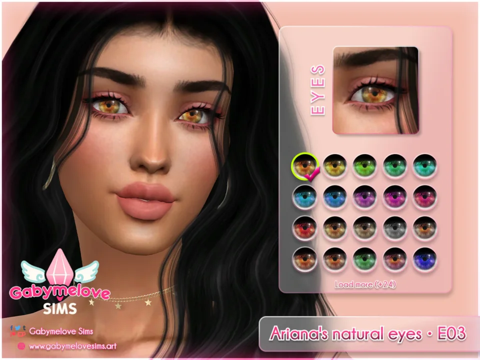 Ariana's natural eyes • E03, contact lenses | Updated 2025