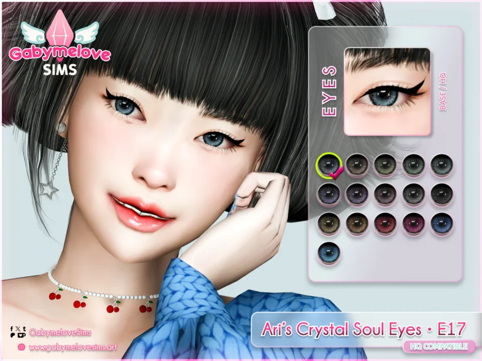 Ari's Crystal Soul Eyes • E17, contact lenses [HQ compatible]