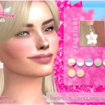 Barbie pink gingham dress outfit, SET [HQ compatible]