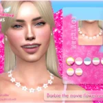 Barbie pink gingham dress outfit, SET [HQ compatible]