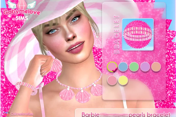 Barbie pearls bracelet [HQ compatible]