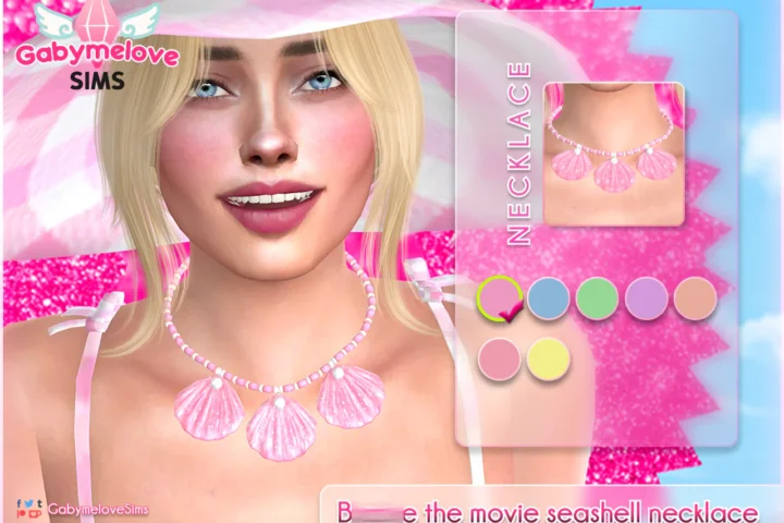 Barbie seashell necklace [HQ compatible]