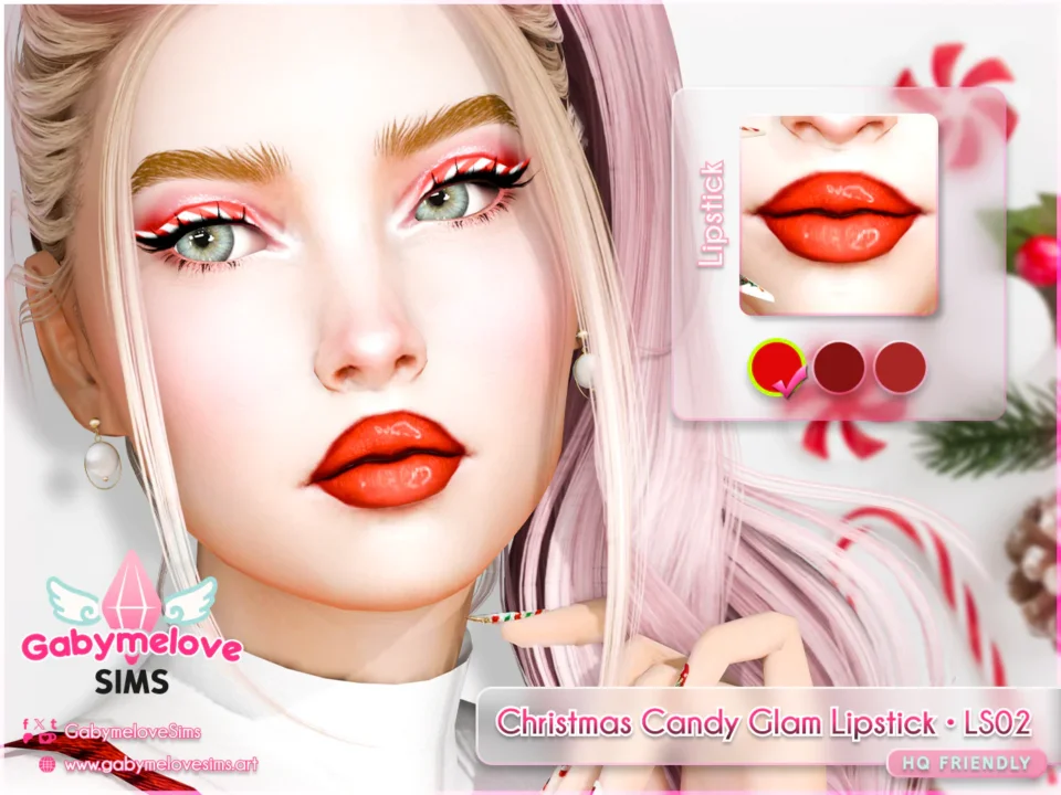 Christmas Candy Glam Lipstick • LS02