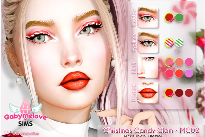 Christmas Candy Glam Makeup Collection • MC02